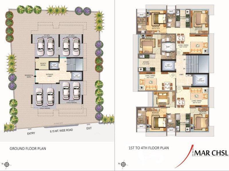 Amar Apartment Plan