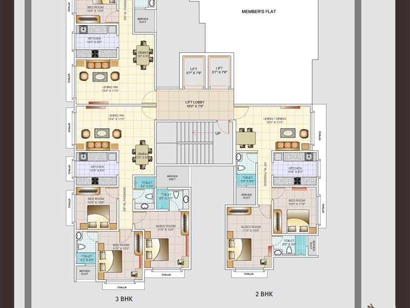 Atharva Typical Floor Plan
