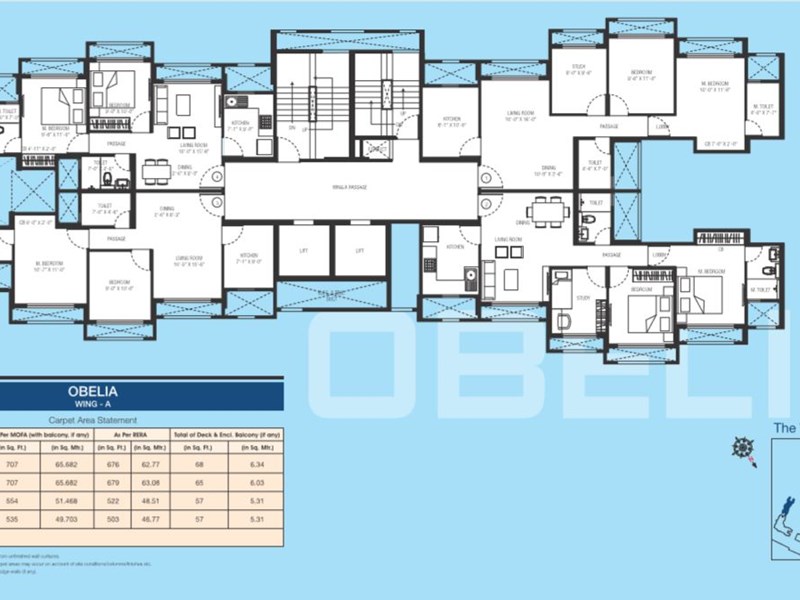 Obelia Wing A Typical Floor Plan