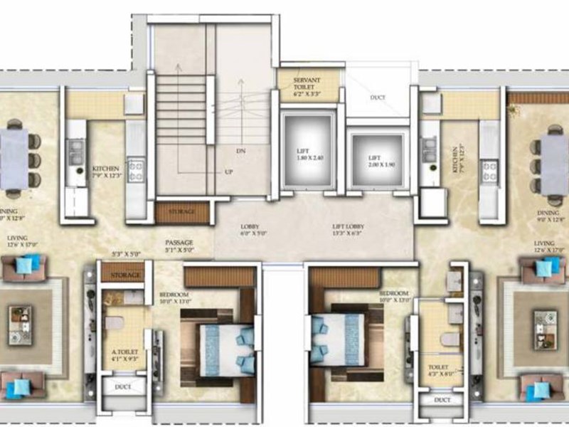 Chandak 49 Ideal Floor Plan