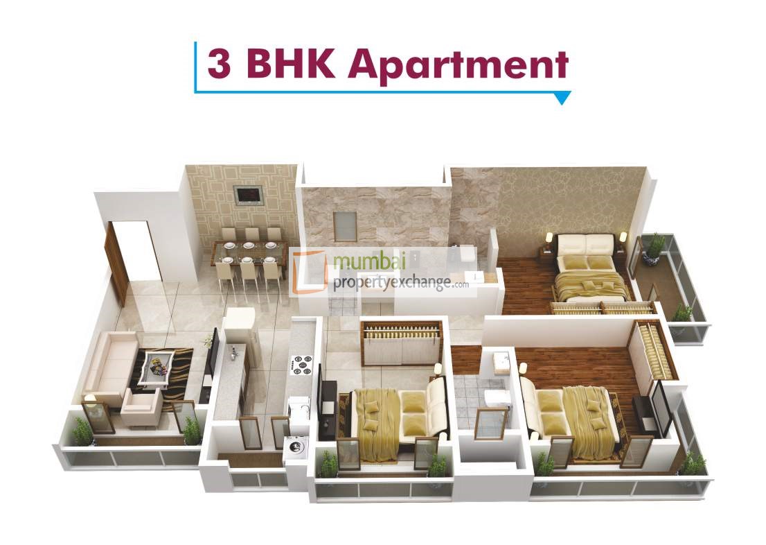 3 BHK Plan