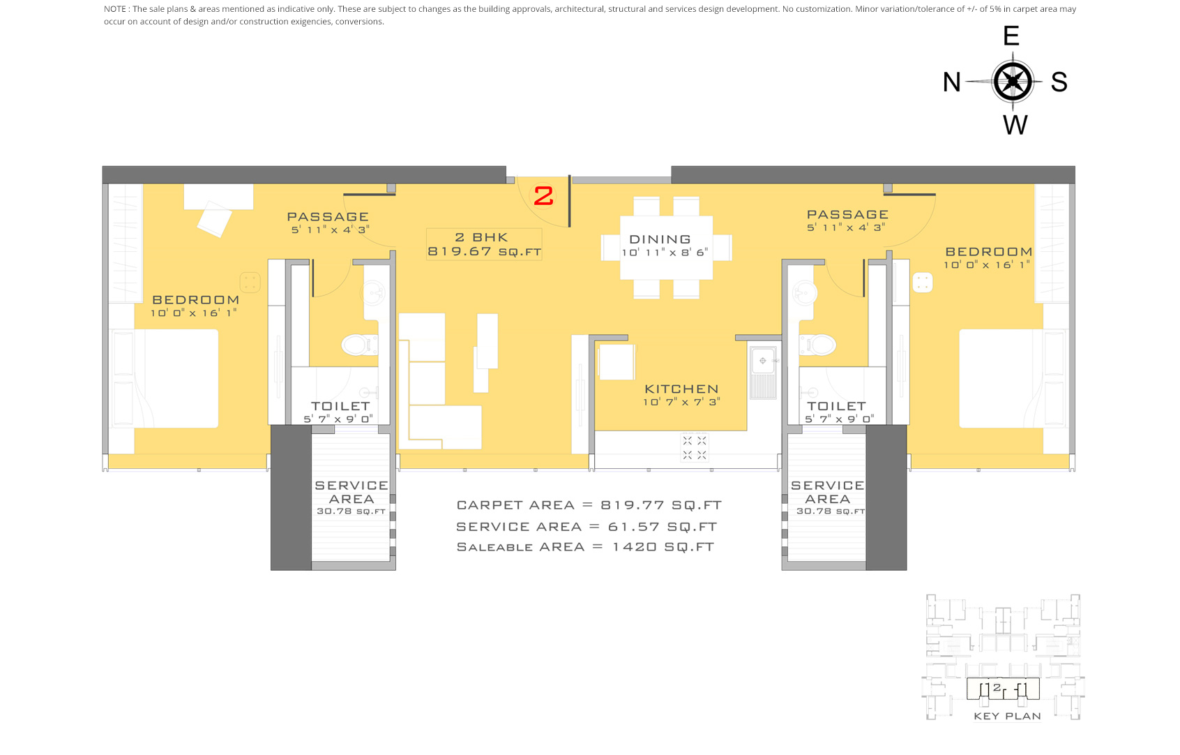 Regalia 2BHK Plan-2