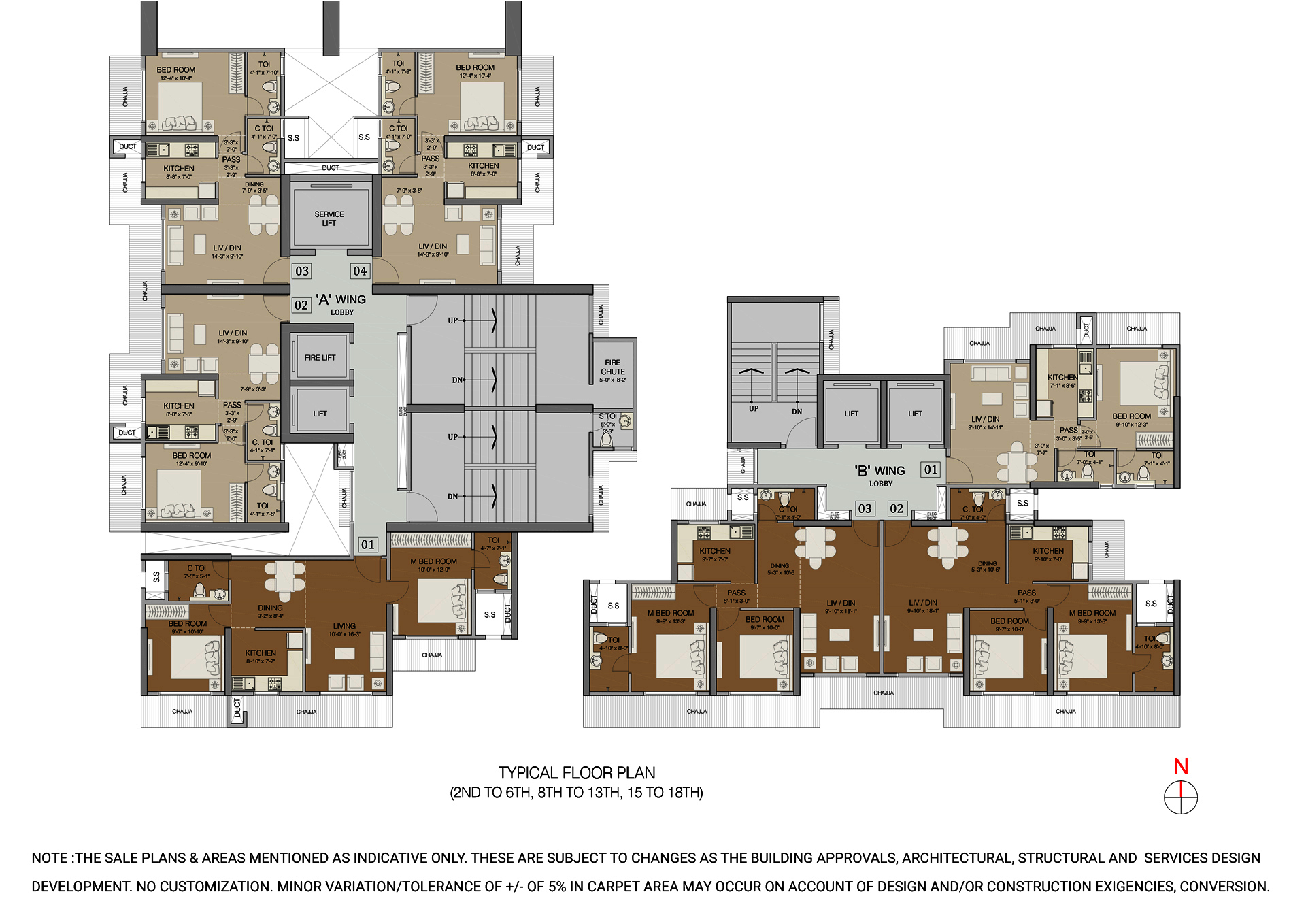 Regalia Typical floor Plan 1