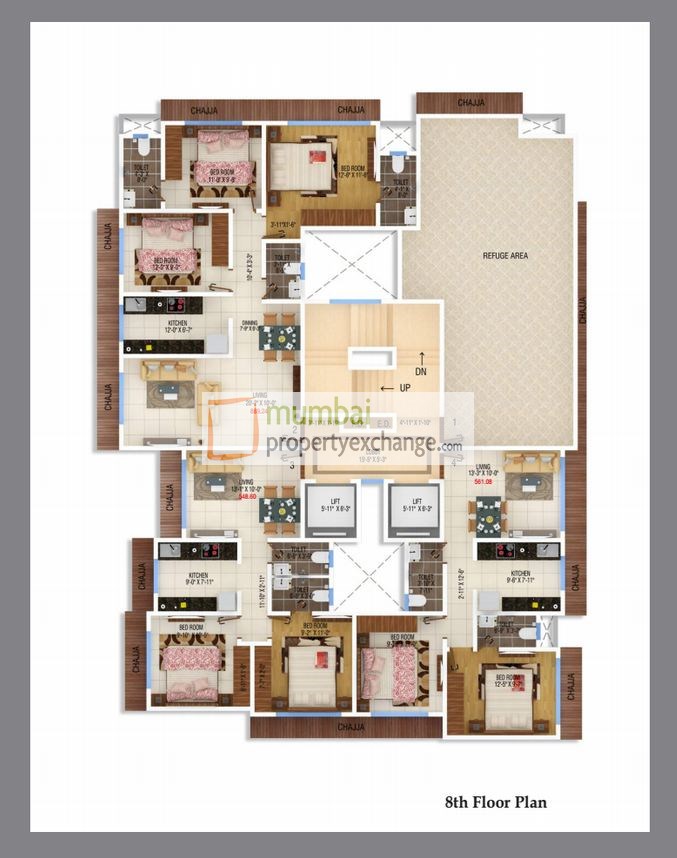 8th Floor Plan