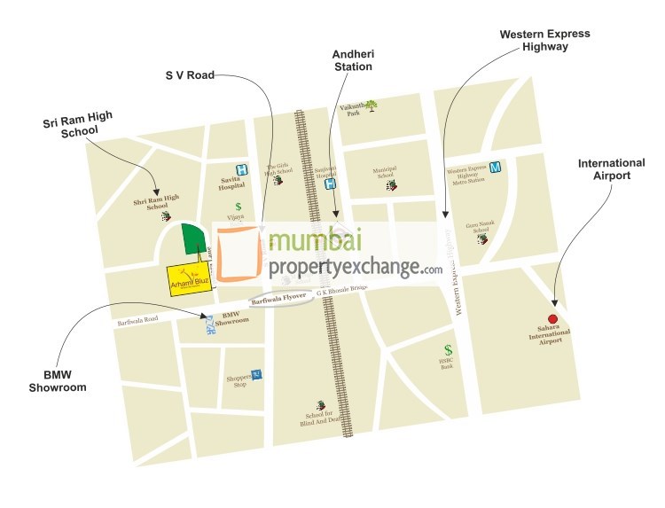 Flat on rent in Arham Bluz, Andheri West