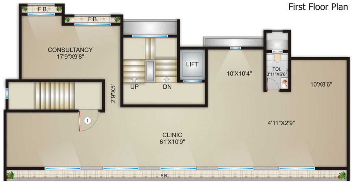 1st Floor Plan