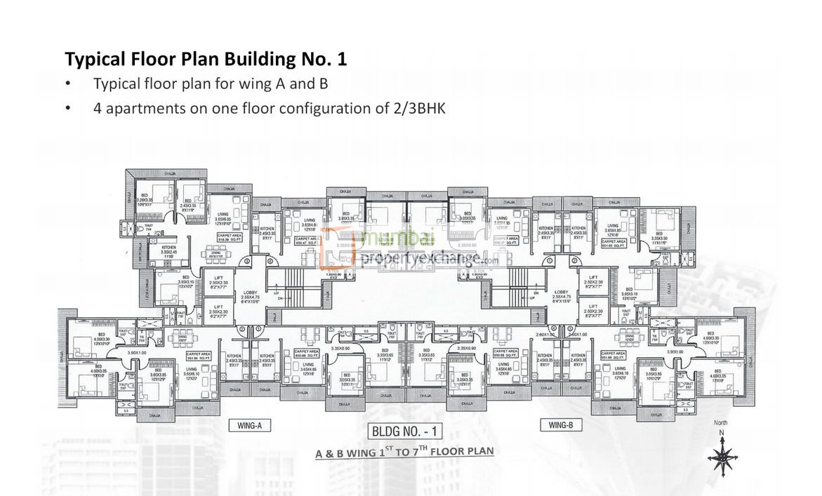 1-7th Floor Plan