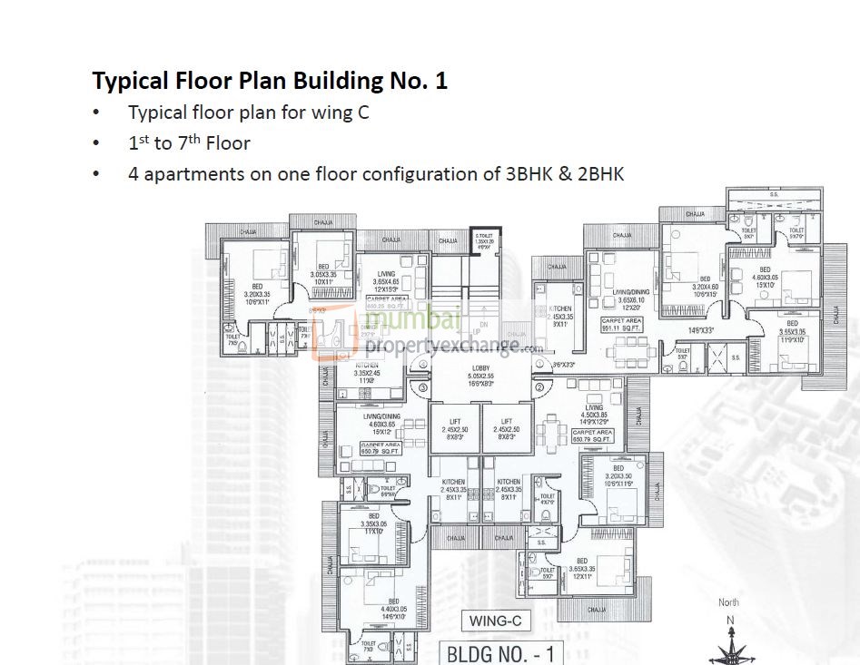 Wing C Floor Plan