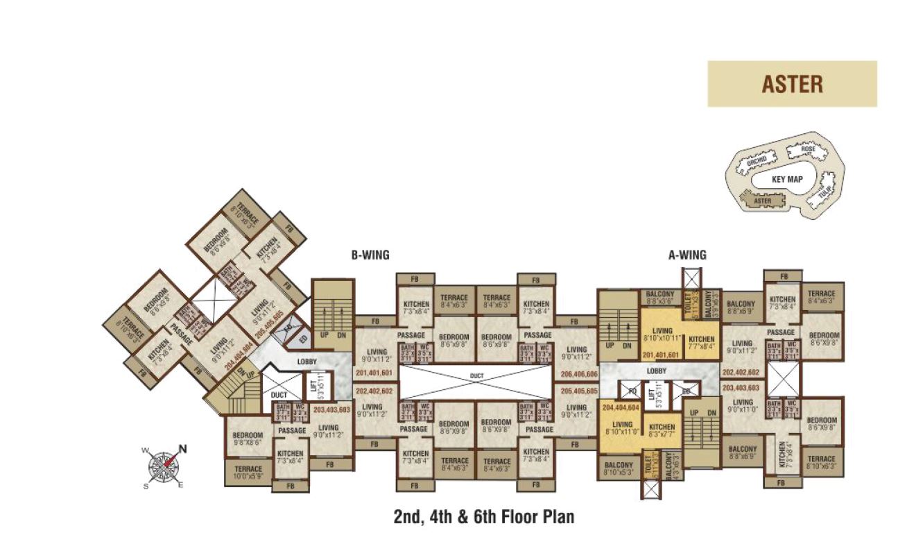 Emperia Garden Aster Typical Floor Plan Even