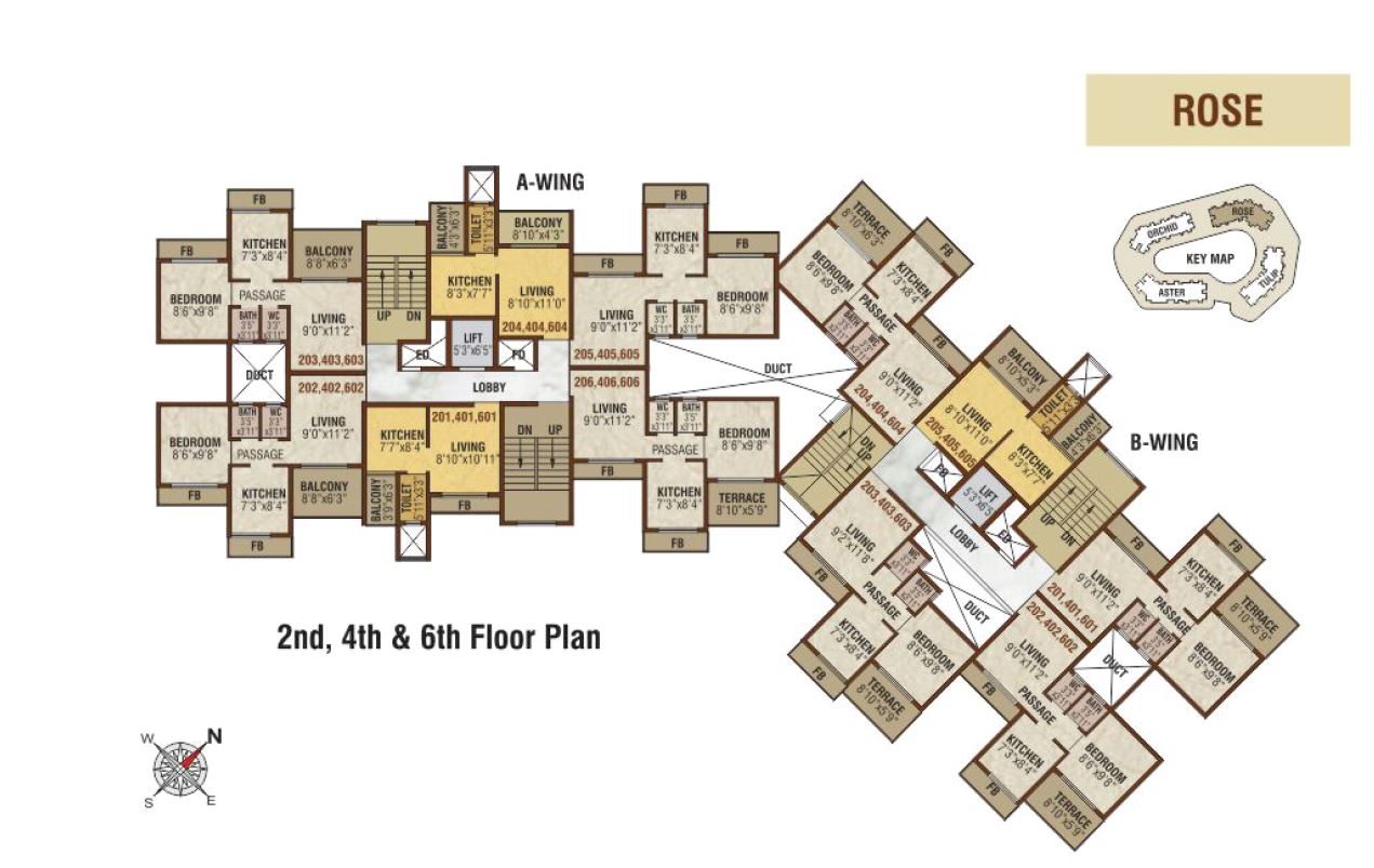 Emperia Garden Rose Typical Floor Plan Even
