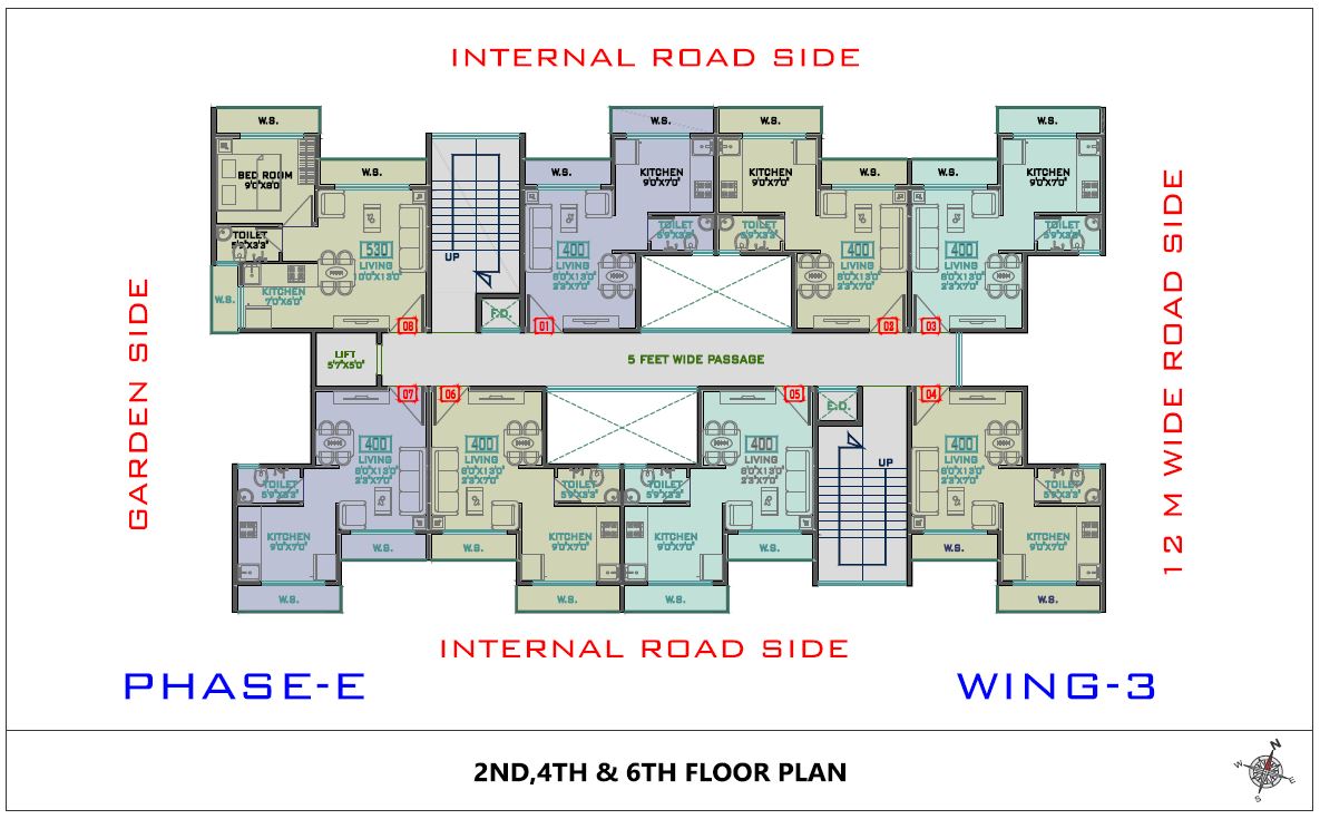 Akshar Rivergate Phase E Wing 3 Type-2