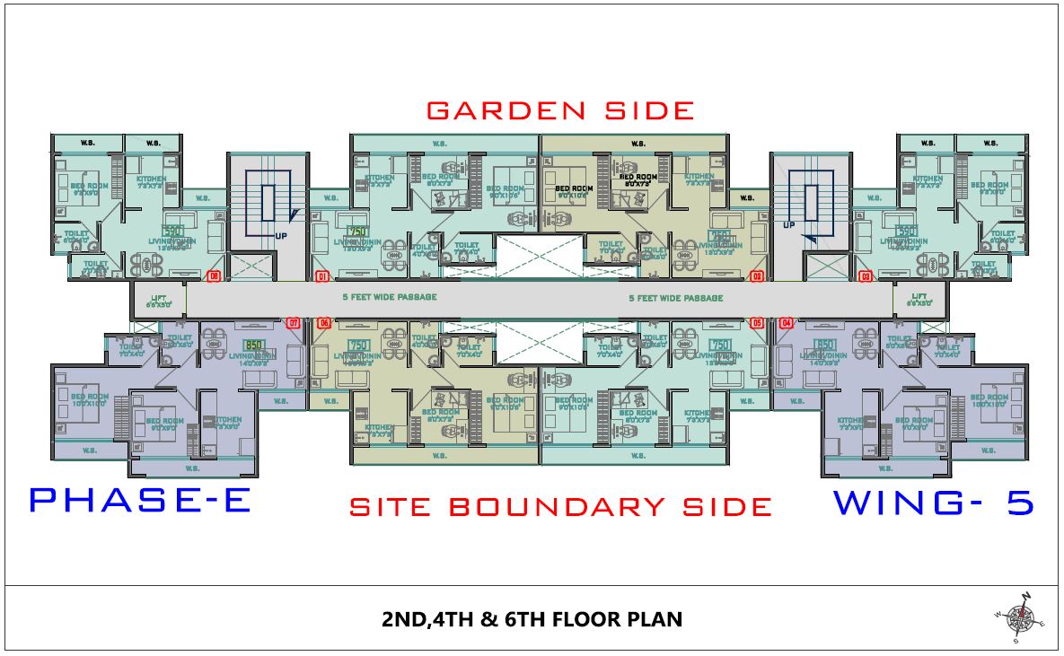 Akshar Rivergate Phase E Wing 5 Type-2