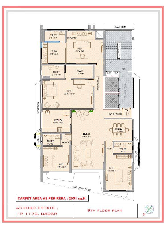 Mangirish 9th Floor Plan