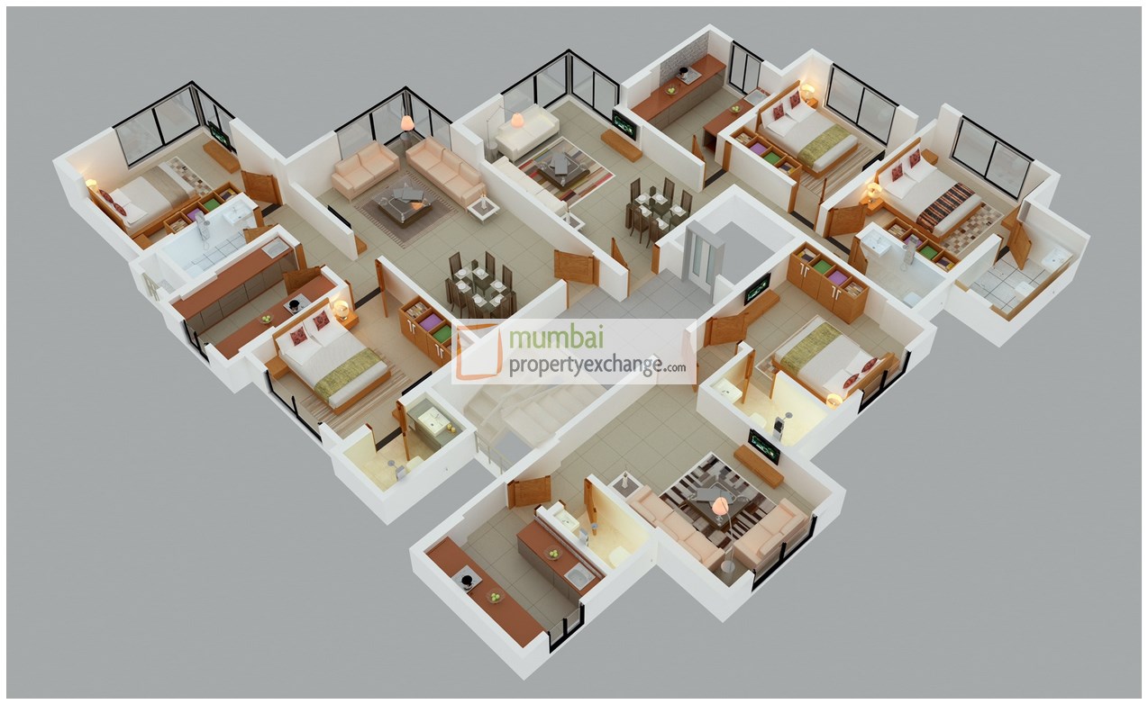 2BHK Floor Plan