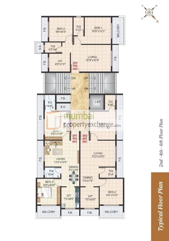 Even Floor Plan