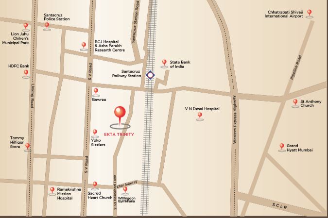 Trinity Location Map