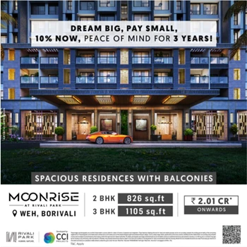 Moonrise at Rivali Park by CCI Projects Pvt Ltd