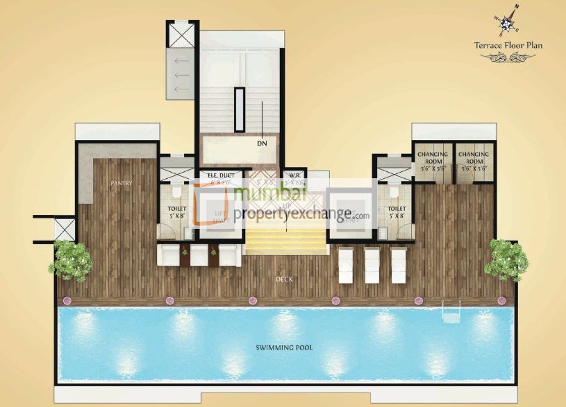 Flat on rent in Elanza, Prabhadevi