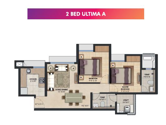 Lodha Upper Thane 2BHK Ultima A