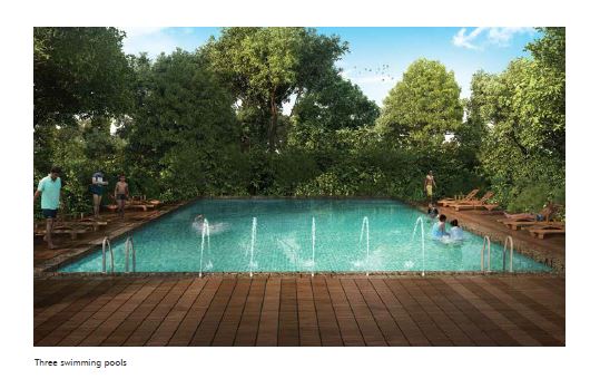 Lodha Upper Thane Swimming Pools