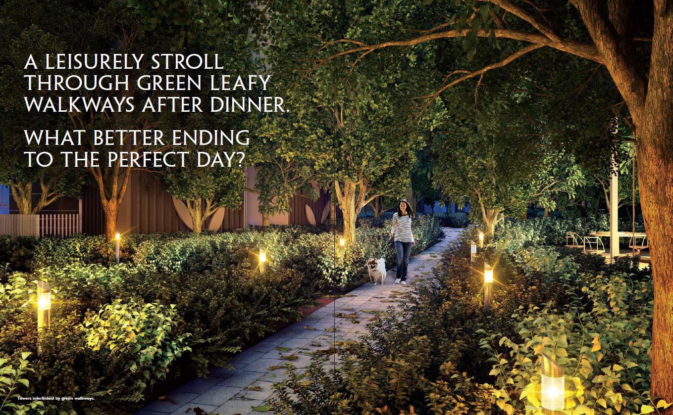 Lodha Upper Thane Towers Walkway