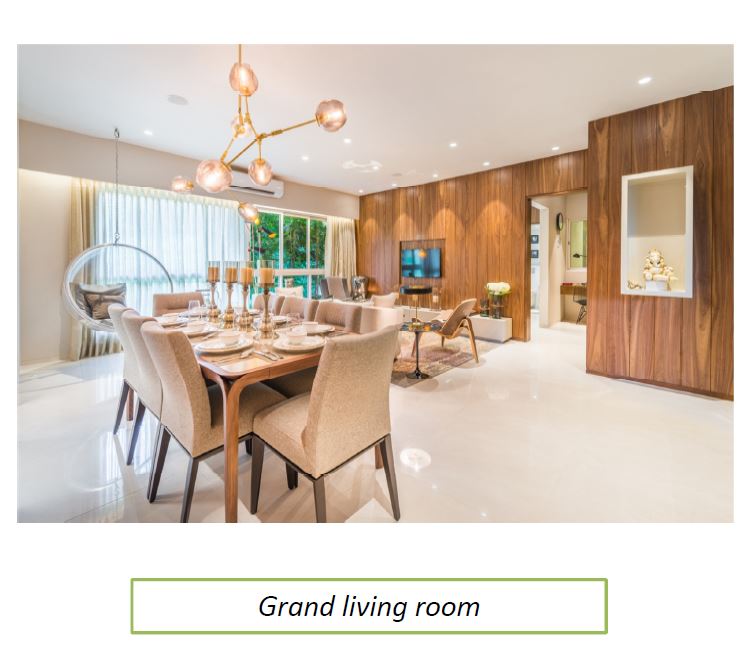 Upper Thane Sample Flat Living Room