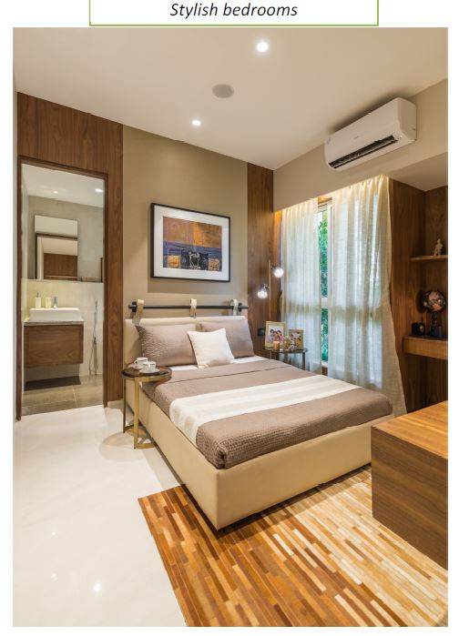Upper Thane Sample Flat Stylish Bedroom