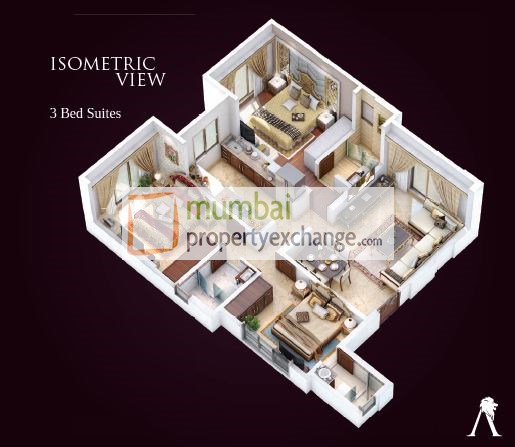 3 BHK Floor Plan