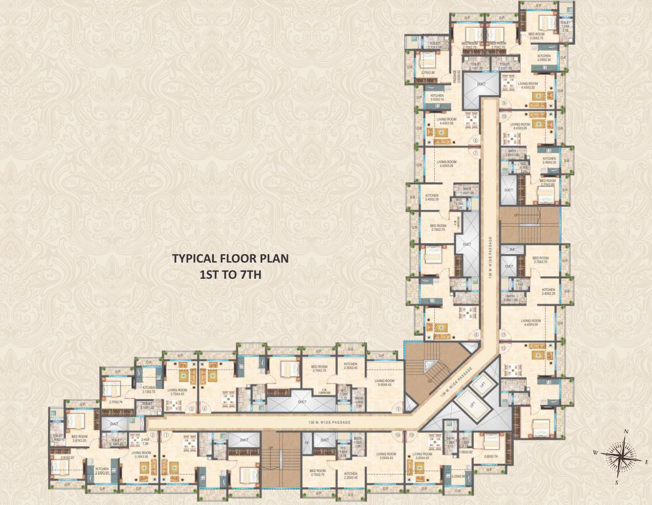 Kallisto Typical Floor Plan