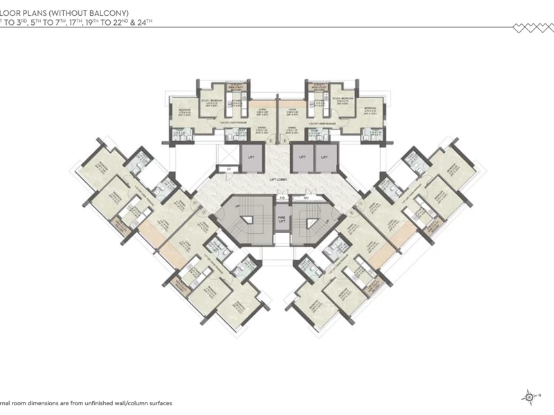 Floor Plan - Without Balcony