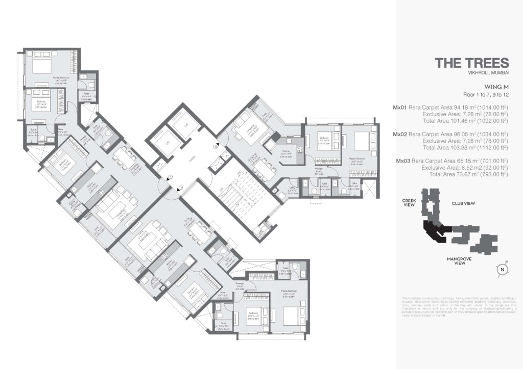 Godrej-The-Trees-floor-plan-M
