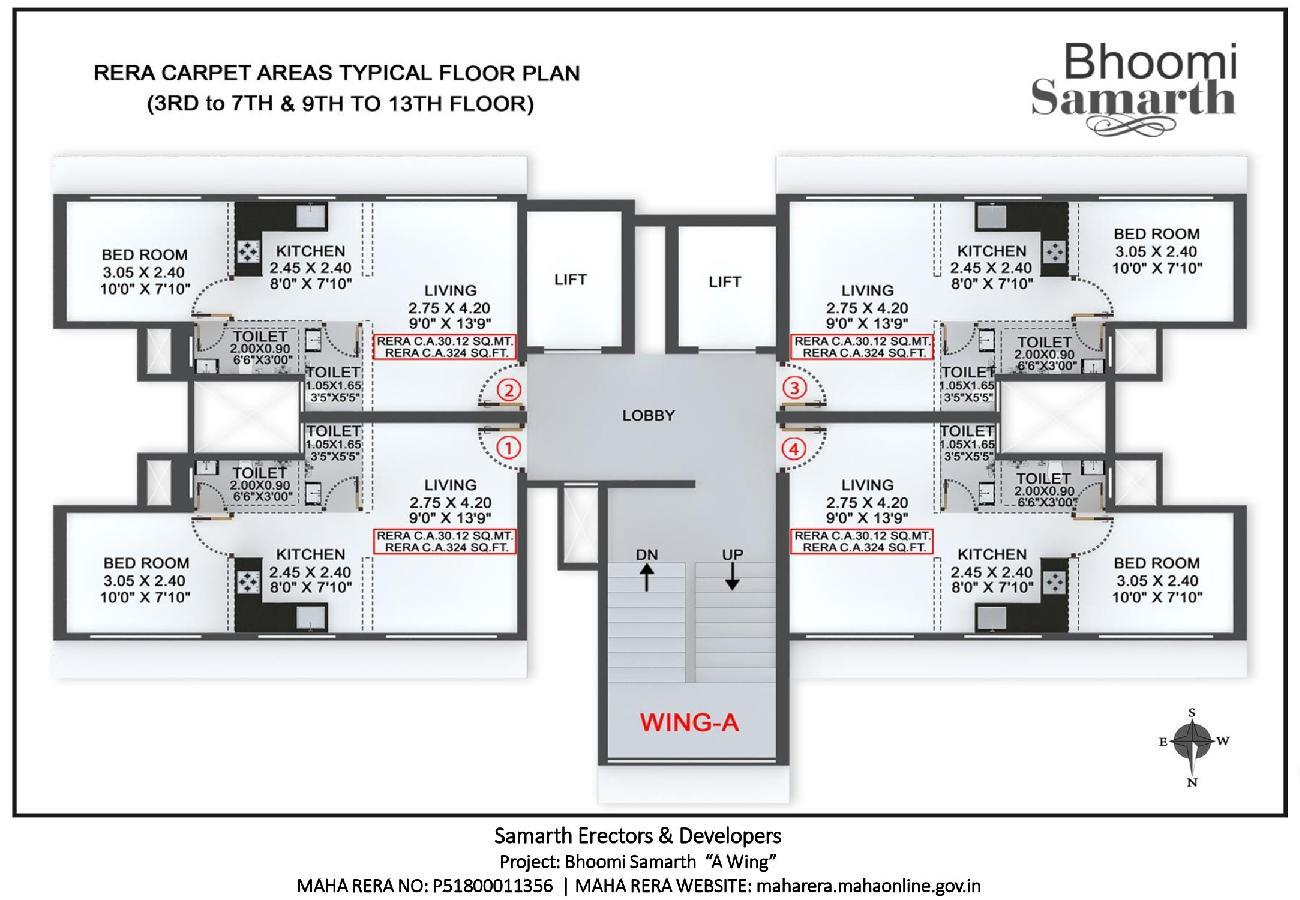 Samarth Typical Floor Plan 1