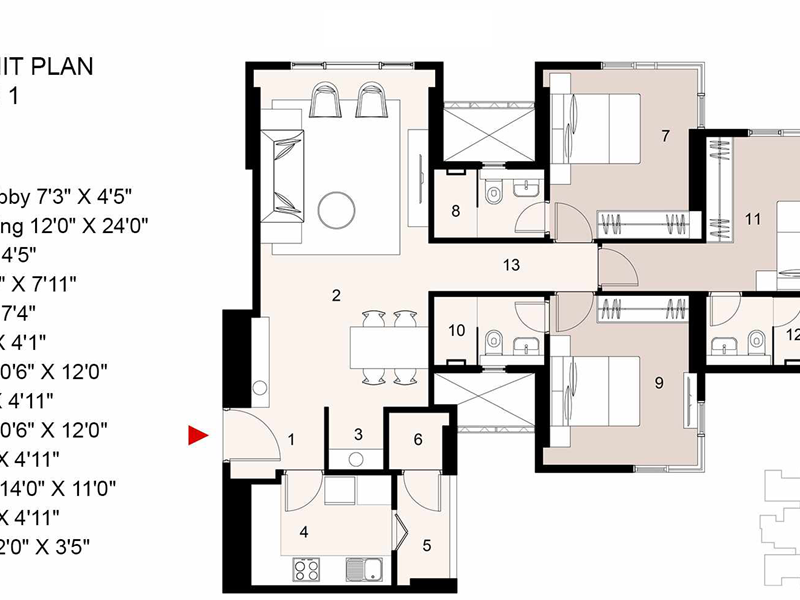 Lodha Parkside Worli by Lodha Group MAHA RERA Registration No