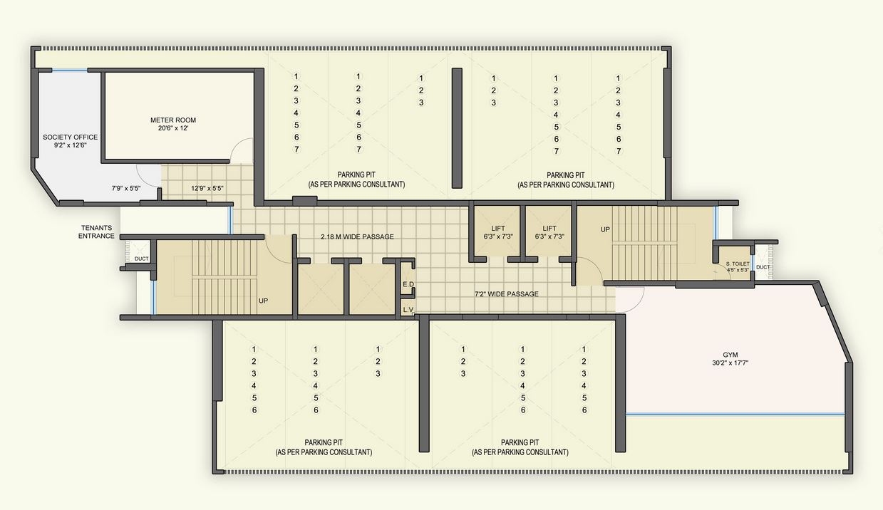 The Crest First Floor Plan
