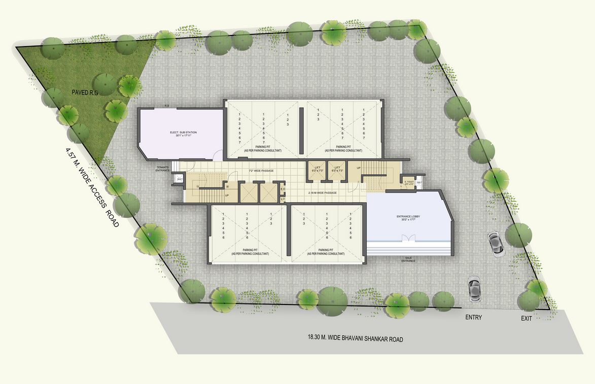 The Crest Ground Floor Plan