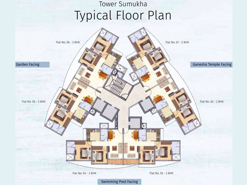 23753_oth_Tridhaatu_Morya_Typical_Floor_Plan_Tower_Sumukha