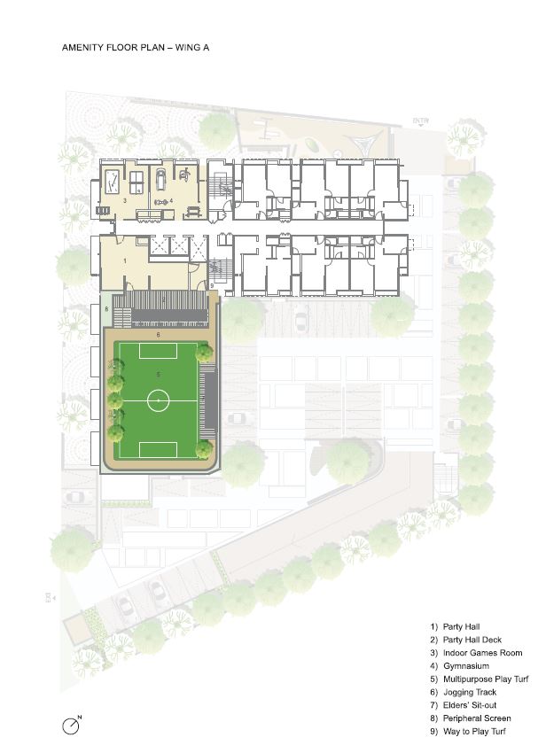 Casa Viva Amenity Plan Wing A