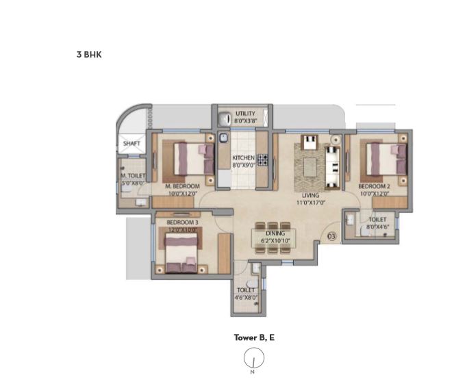 Lodha Bel Air 3BHK