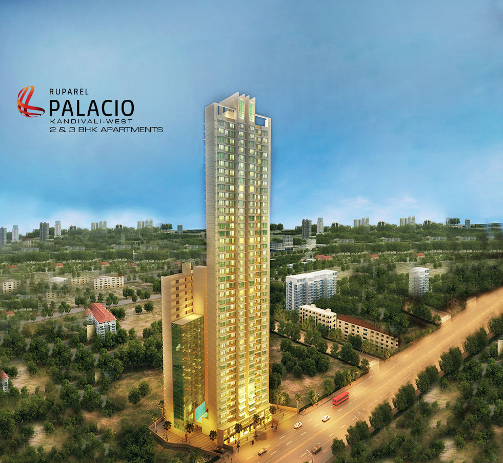 Flat on rent in Ruparel Palacio, Kandivali West