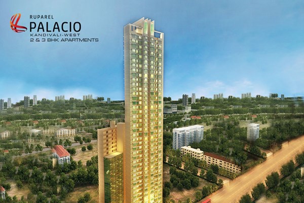 Flat on rent in Ruparel Palacio, Kandivali West