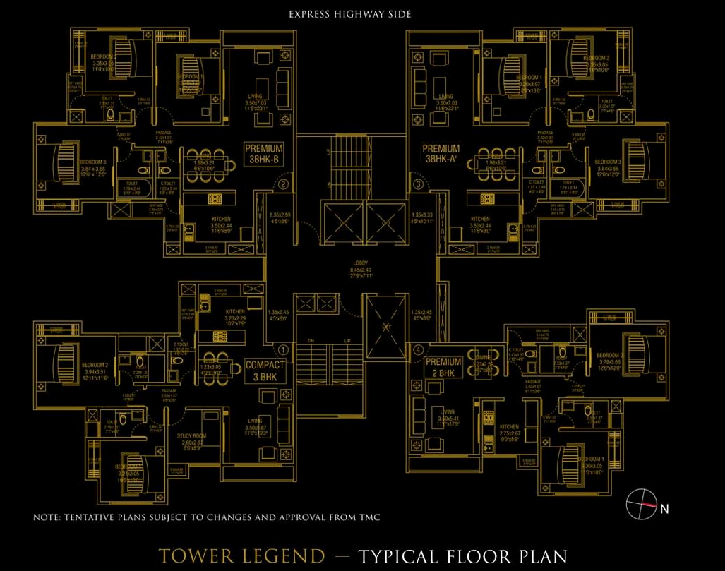 Legend - Floor Plan