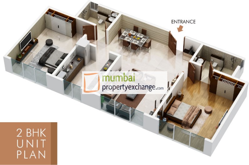 2BHK_plan