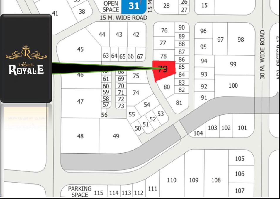 Lakhanis Royale Location