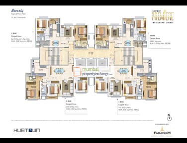 24814 Oth Floor Plan  - Hubtown Premier, Andheri West