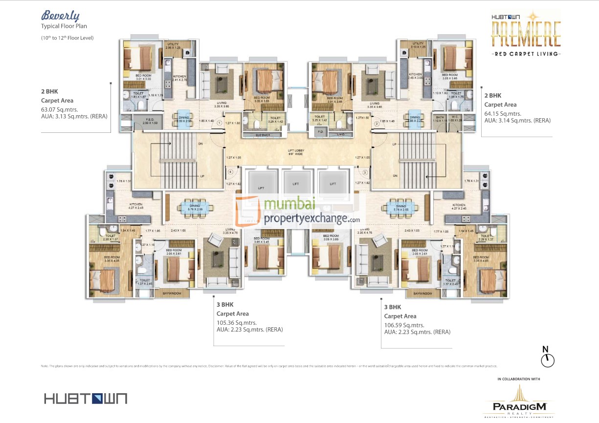 24814 Oth Floor Plan 1  - Hubtown Premier, Andheri West