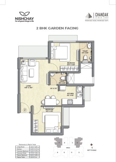 Chandak Nishchay 2BHK City Facing