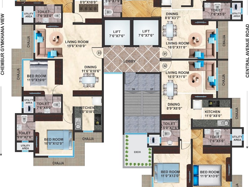 Apsara Heritage Typical Floor Plan
