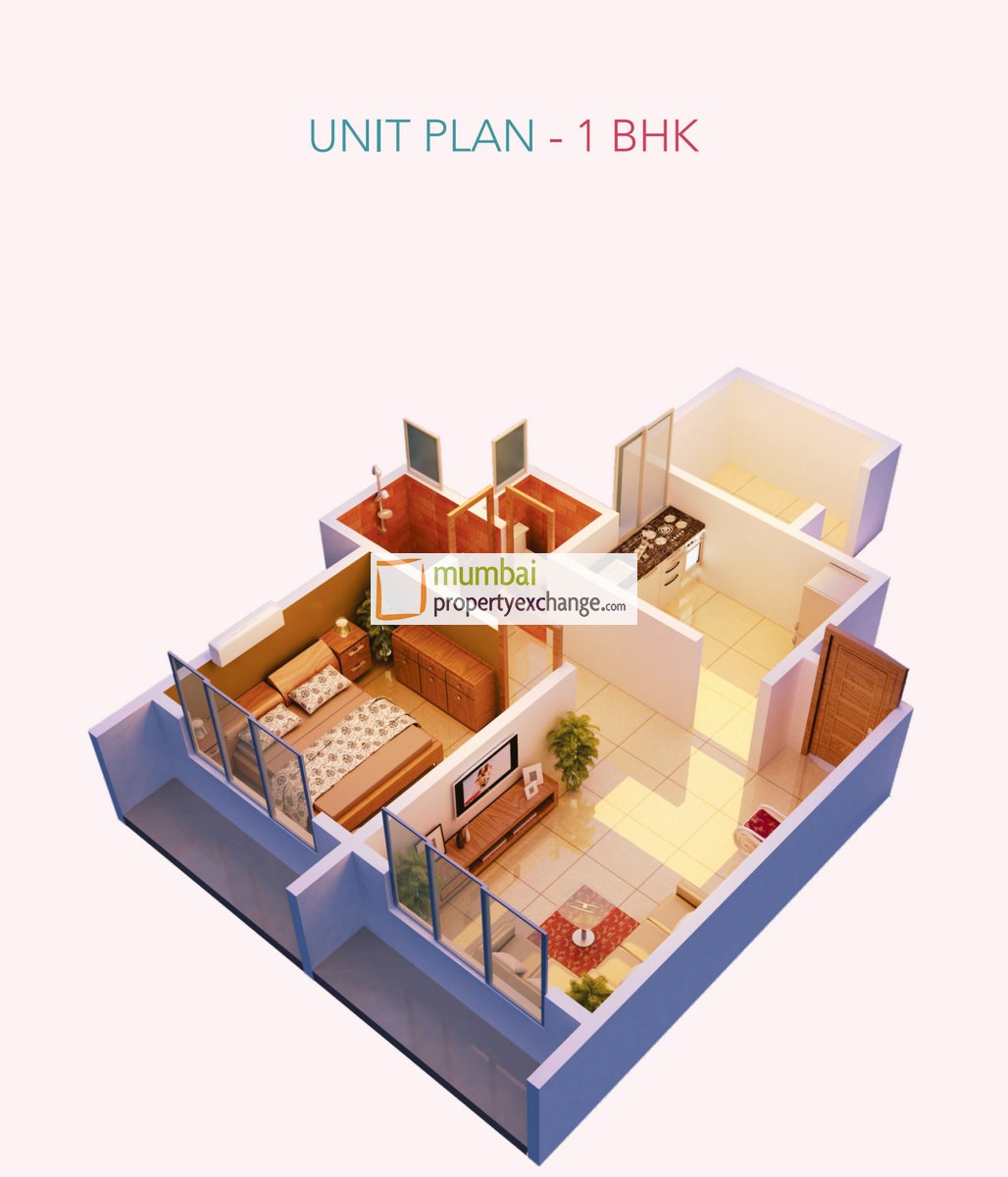 Floor Plan 1BHK