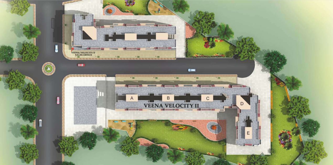 Veena Velocity Site layout