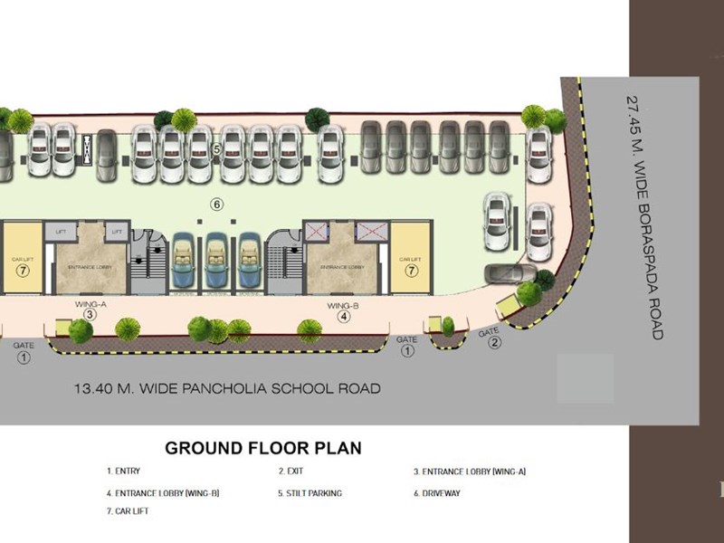 Asbury Park Ground Floor Plan